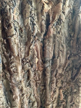 Chaquetón marrón vintage antiguo astra-can