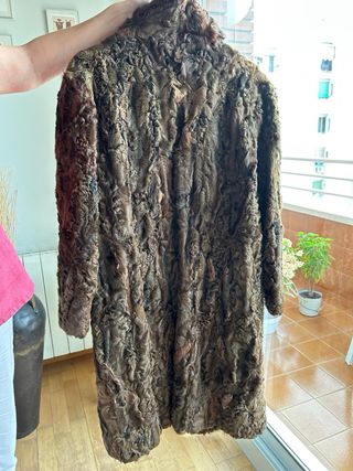 Chaquetón marrón vintage antiguo astra-can