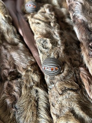 Chaquetón marrón vintage antiguo astra-can