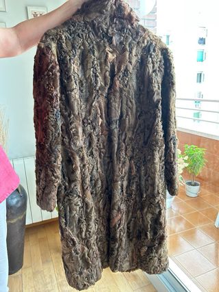 Chaquetón marrón vintage antiguo astra-can