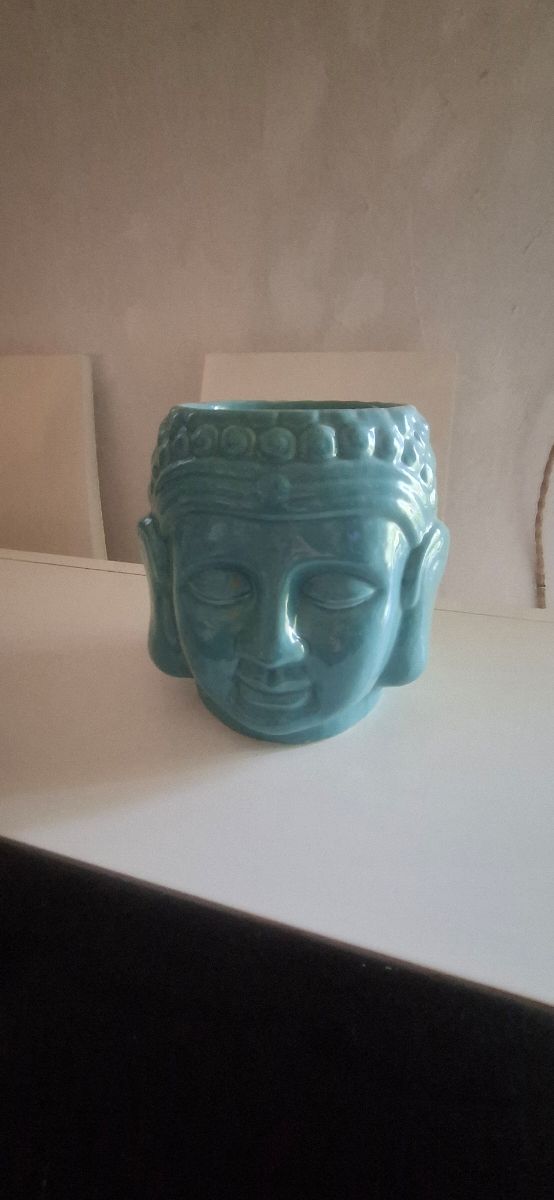 Maceta Buda - Decoración azul