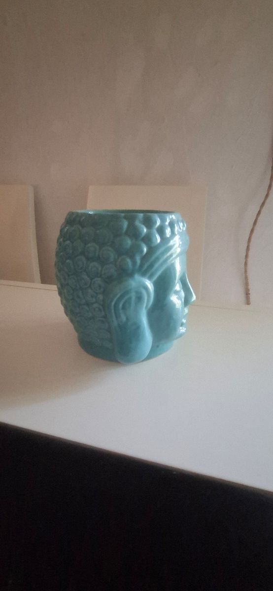 Maceta Buda - Decoración azul