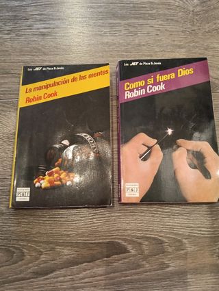 Lote 2 libros R.Cook
