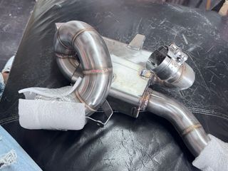 Escape em Aço Inoxidável