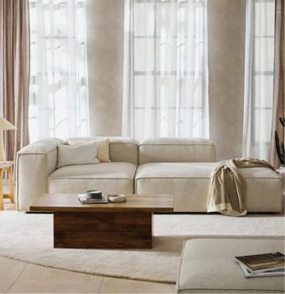 Sofá modular blanco - 4 plazas. Precio negociable