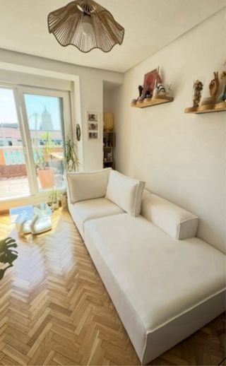 Sofá modular blanco - 4 plazas. Precio negociable
