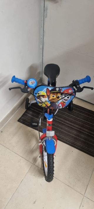 PAW PATROL BICICLETA PARA NIÑOS