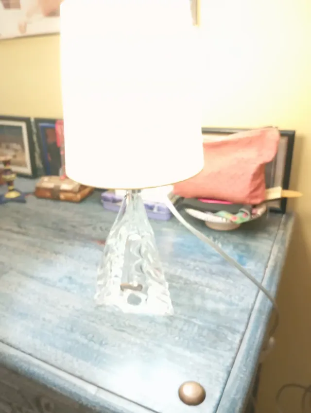 Lámpara mesa cristal - Moderna