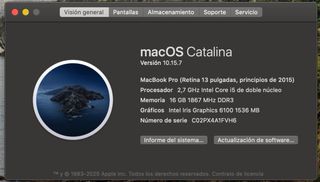 MacBook Pro 13" Retina - Plata, 2015
