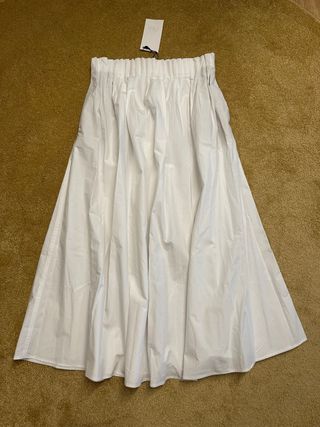 Falda popelin Zara