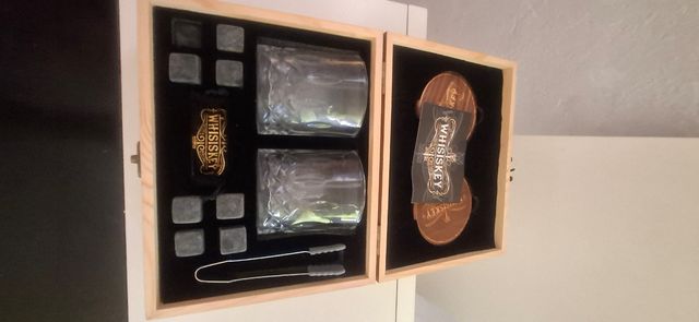 Kit Whisky: vasos, piedras y posavasos
