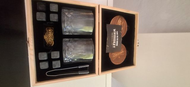 Kit Whisky: vasos, piedras y posavasos