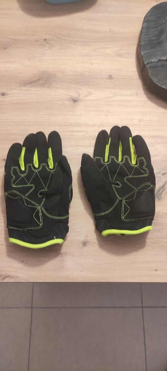 Guantes moto Herobiker - Negro/Amarillo "L"
