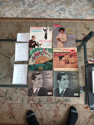 Vinilos: Gardel, Farinña, Pasodoble