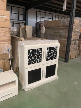 Aparador blanco NUEVO madera pino