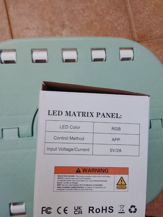 Panel LED Matrix con mando