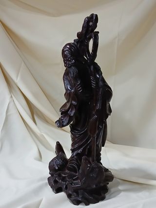 Escultura madera tallada Dios 