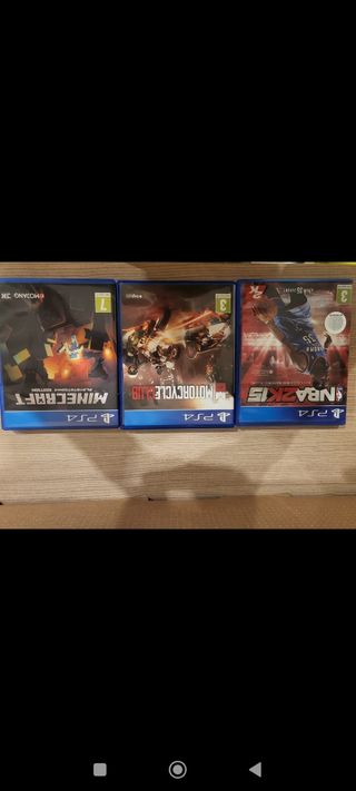 PS4 (PlayStation 4) negra + mando + 7 juegos