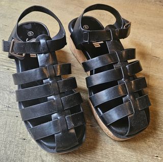 Sandalias plataforma negras