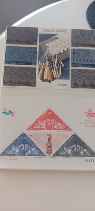 Postales y sellos España