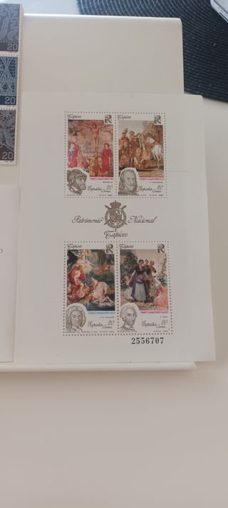 Postales y sellos España