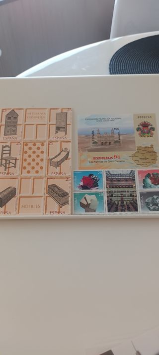 Postales y sellos España
