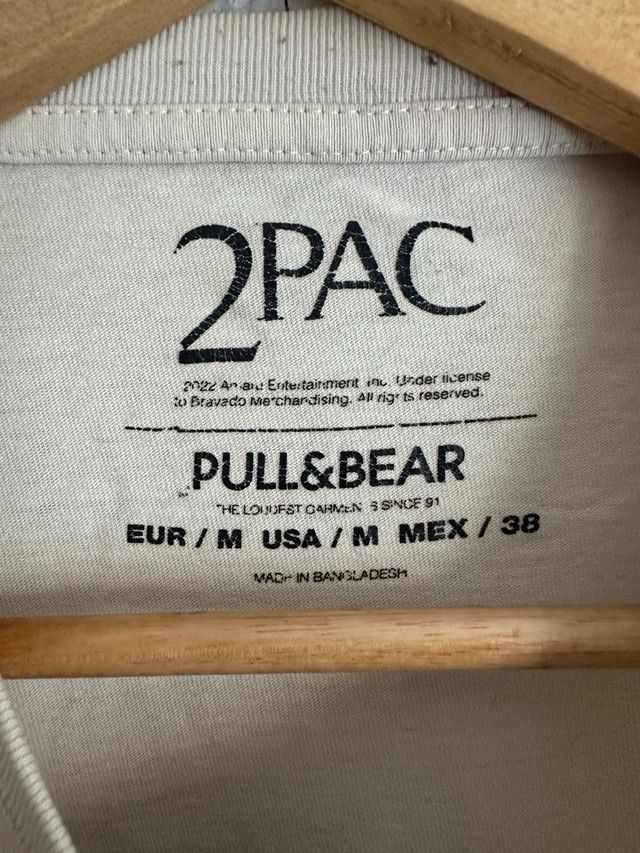 Camiseta 2Pac Pull&Bear M