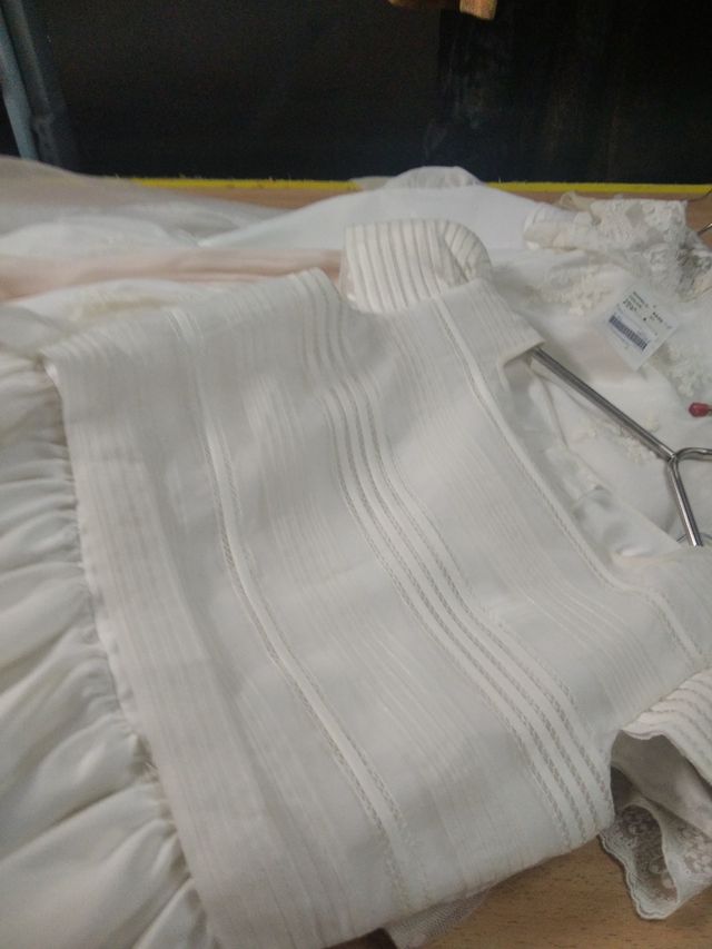 Vestido comunión niña blanco