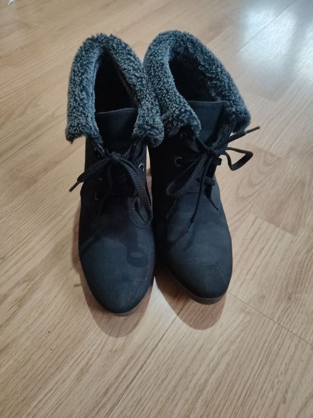 Botines negros mujer talla 39