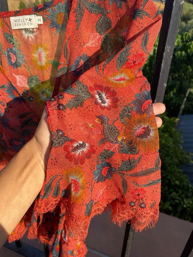 Blusa floral Molly Bracken XS