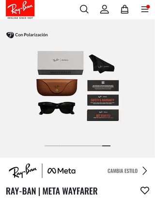 Ray-Ban Meta Wayfarer - Gafas