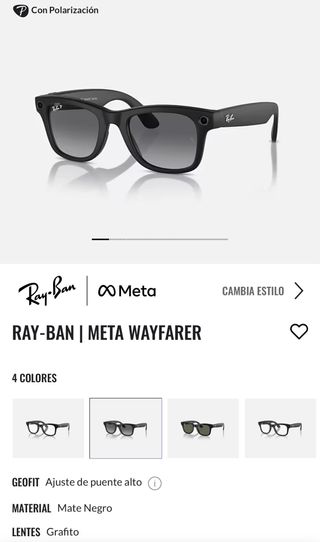 Ray-Ban Meta Wayfarer - Gafas