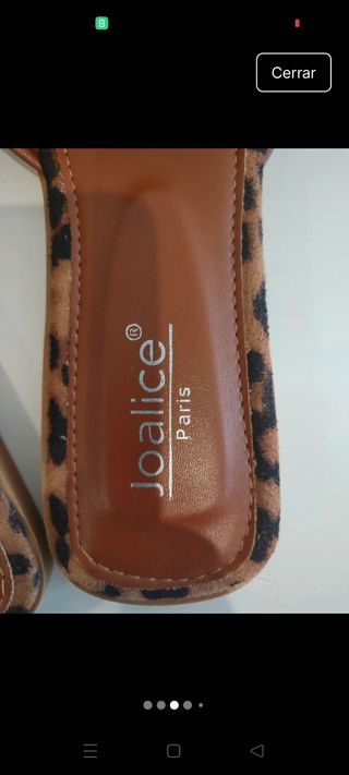 Sandalias Joalice marrón - estampado leopardo