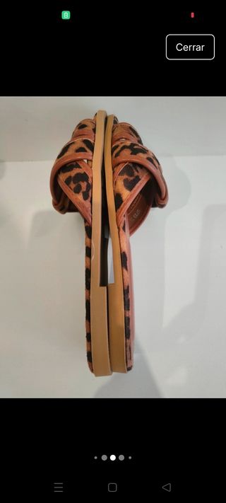 Sandalias Joalice marrón - estampado leopardo