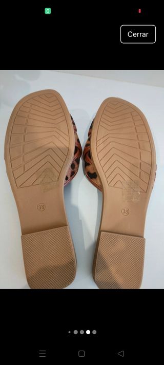 Sandalias Joalice marrón - estampado leopardo