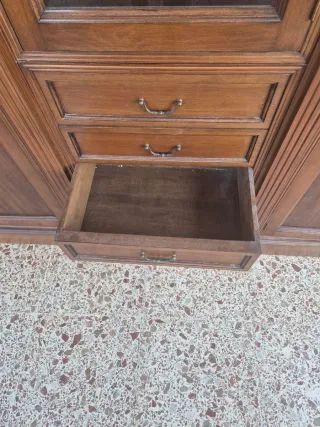 Librería madera maciza - 3 piezas