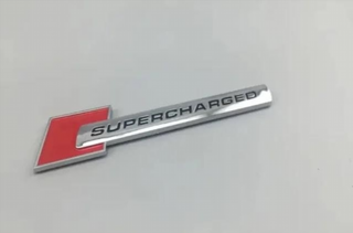 EMBLEMA ROJO SUPERCHARGED AUDI RANGE ROVER