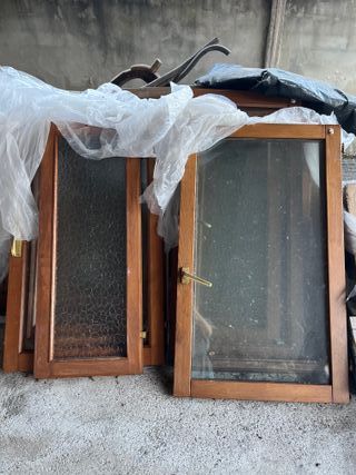 Ventanas madera antiguas - 12 uds