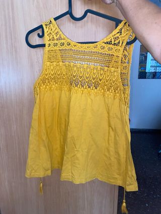 Top Amarilla Tiffosi - Talla L