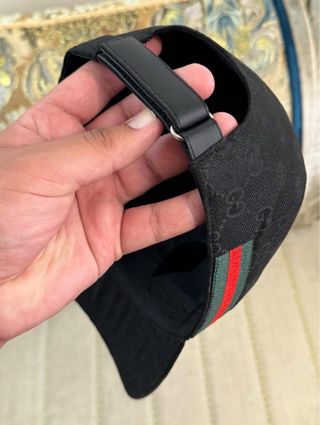Gorra Gucci negra verdadero nunca se ha usado 