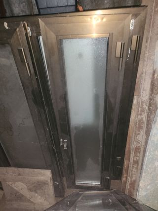 Ventanas aluminio bronce - 4 unid.