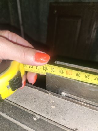 Ventanas aluminio bronce - 4 unid.