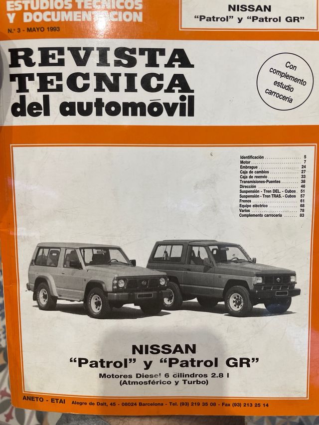 Manual Taller Nissan Patrol 260