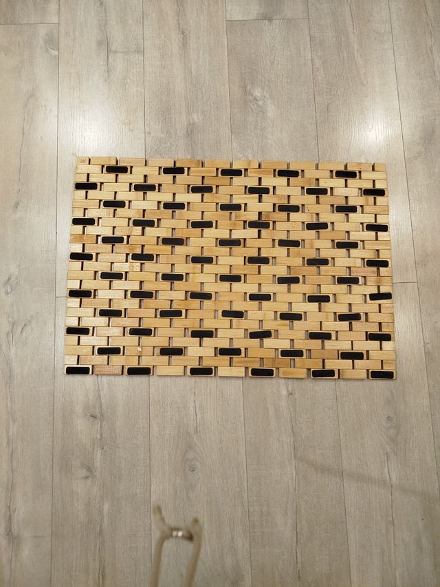 Alfombrilla baño bambú 50x70cm