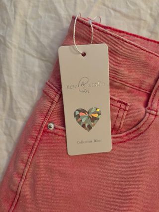 Completo gonna e top rosa