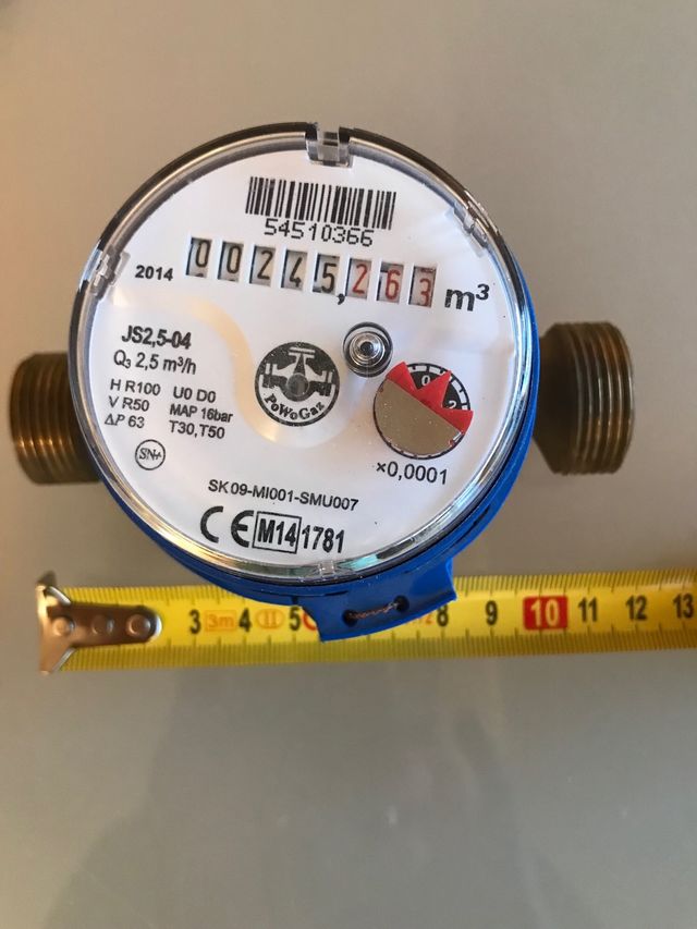 Contador agua JS2,5-04 PoWoGaz