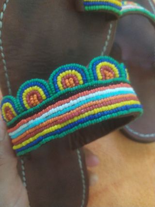 Sandalias artesanales multicolor