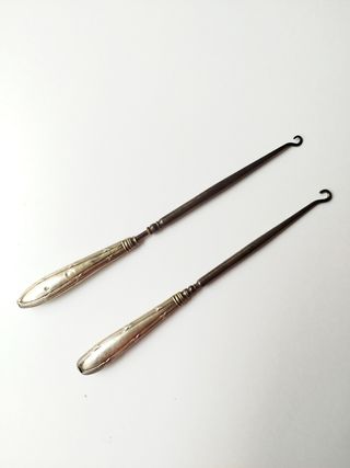 2 Abotonadores antiguos principios siglo XX