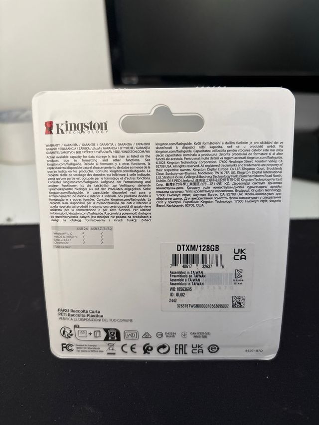 Pendrive Kingston DataTraveler Exodia M 128GB