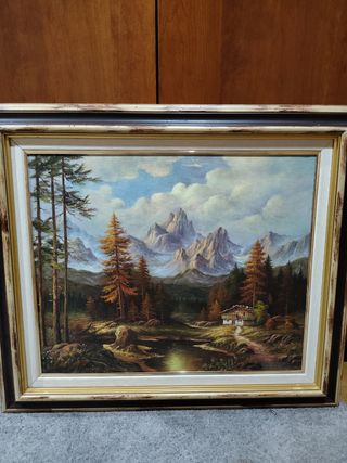 Paesaggio Quadro su tela a olio